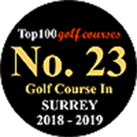 No. 23 Golf Course in Surrey 2018 - 2019